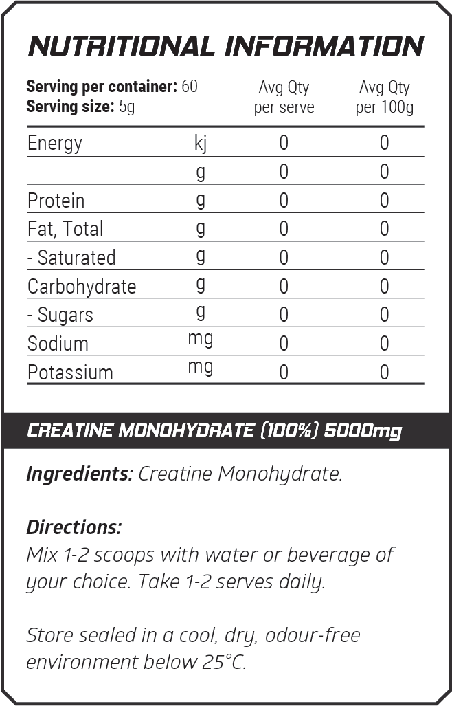 Creatine Monohydrate